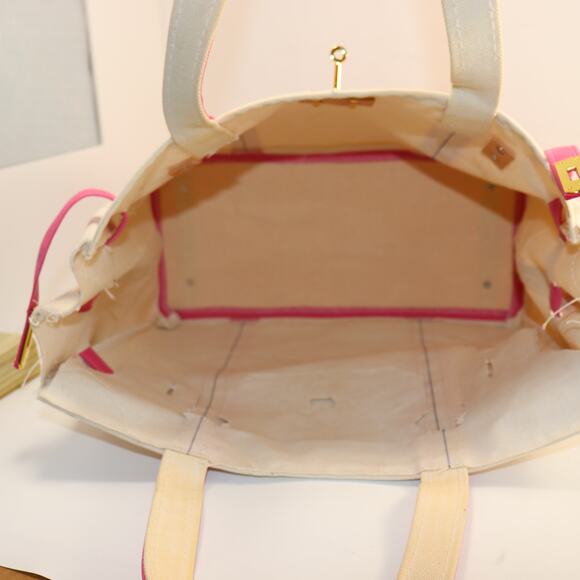 Handmade Upcycled Boat and Tote Bag – Pink Trim – Boatkin - Picture 6 of 6